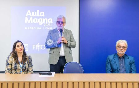 Aula Magna da turma 2026.1 da FMO