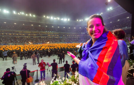 Raquel Lyra presente na formatura dos novos policias militares
