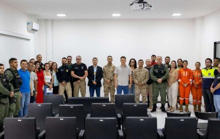 Prefeito de Toritama S&eacute;rgio Colin em reuni&atilde;o para definir as diretrizes de seguran&ccedil;a do Festival do Jeans (FJT) 2026.