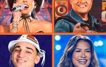 Ana Castela, Tarc&iacute;sio do Acordeon, Jo&atilde;o Gomes, Simone Mendes.