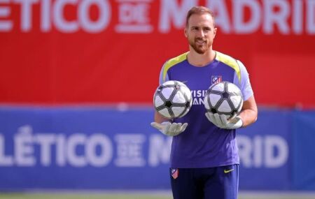 Jan Oblak deve voltar ao gol do Atl&eacute;tico de Madrid.