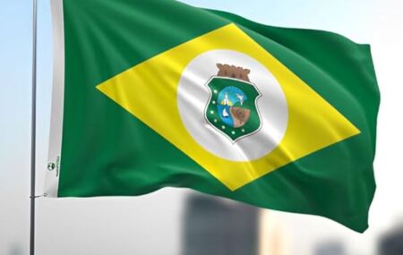 Bandeira do Cear&aacute;.