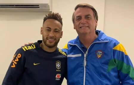 Neymar e Jair Bolsonaro
