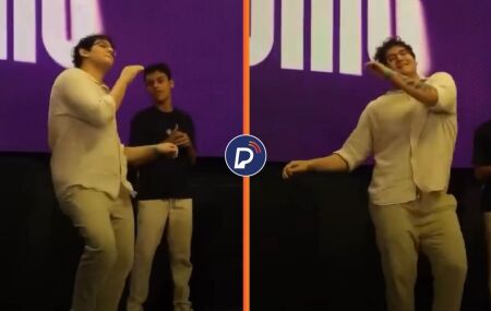 Pastor da ADVEC convida jovens para "disputa" do passinho do Jamal no altar