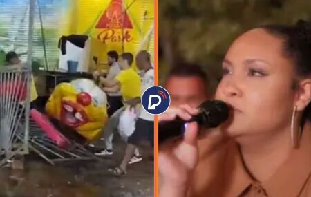 Cantora gospel morre ap&oacute;s ser arremessada de brinquedo em parque.