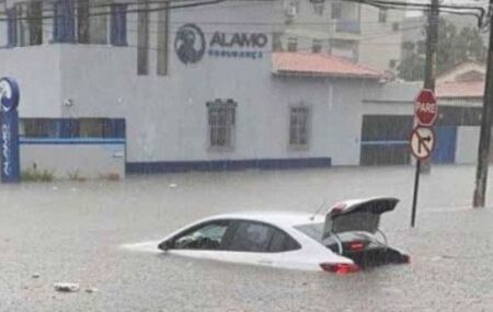 Inmet alerta para perigo de chuvas intensas na Para&iacute;ba.