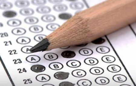 Gabarito de concurso p&uacute;blico.