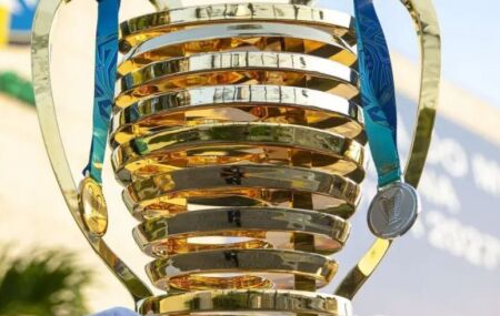 Trof&eacute;u da Copa do Nordeste 2026.