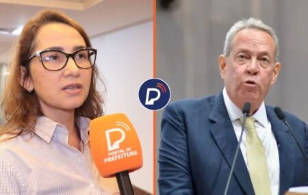 Deputados estaduais D&eacute;bora Almeida e &Aacute;lvaro Porto