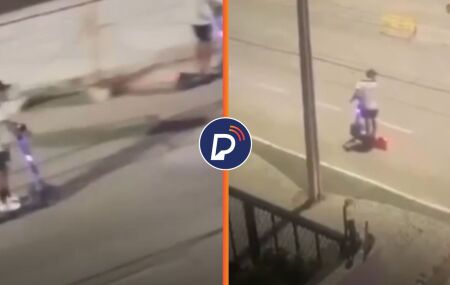 Usu&aacute;rios de patinetes compartilhados foram flagrados realizando manobras perigosas. 