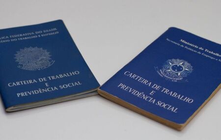 Carteira de trabalho. 