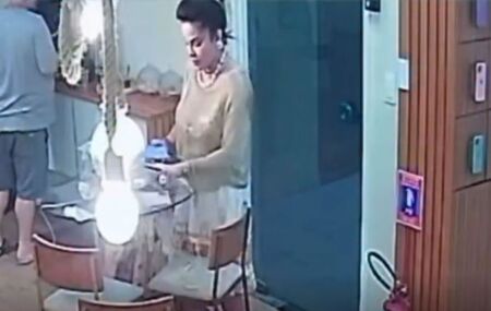 Advogada foi flagrada furtando dois aparelhos celulares. 