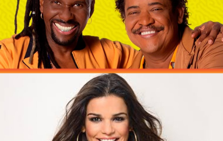 &Eacute; o Tchan e Babado Novo.