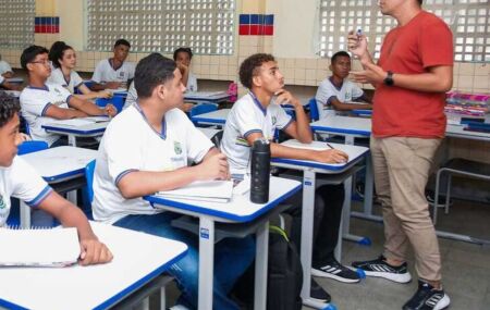 Escola da rede estadual.