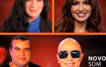 Fernanda Brum, Pamela e banda Novo Som.