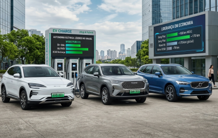 H&iacute;bridos com maior autonomia el&eacute;trica.