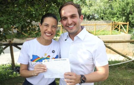 Goverandora Raquel Lyra e prefeito de Ouricuri Victor Coelho.