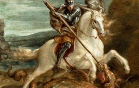 Imagem de S&atilde;o Jorge.