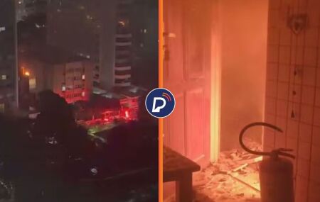 Inc&ecirc;ndio no Recife.