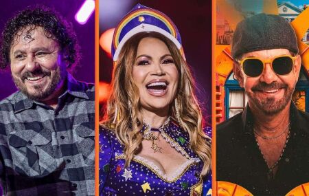 Jorge de Altinho, Solange Almeida e Nando Cordel.