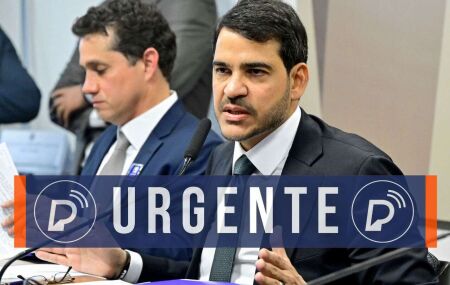 Jorge Messias no Senado.