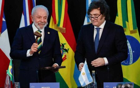 Lula e Javier Milei.