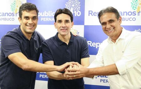 Miguel Ricardo, Silvio Costa Filho e Mario Ricardo