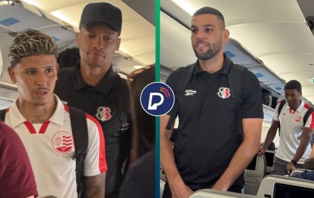 N&aacute;utico e Santa Cruz mesmo avi&atilde;o a caminho do Cear&aacute;.