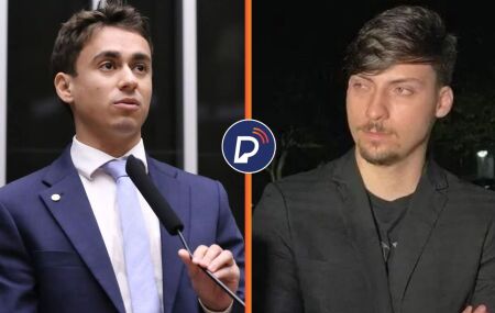 Nikolas Ferreira e Jair Renan Bolsonaro.