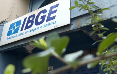 Faixada do pr&eacute;dio do IBGE