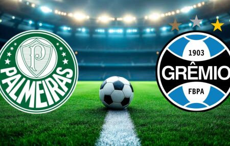 Palmeiras x Gr&ecirc;mio se enfrentam nesta quinta (2), &agrave;s 21h30.