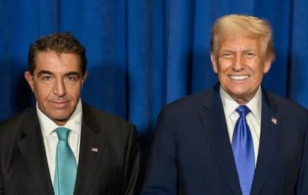 Paolo Zampolli e Donald Trump. 
