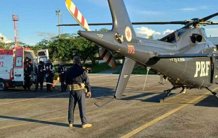 PRF resgata beb&ecirc; que sofreu traumatismo craniano.