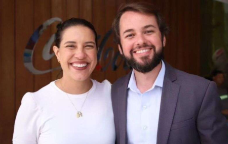 Raquel Lyra e Andr&eacute; Texeira.