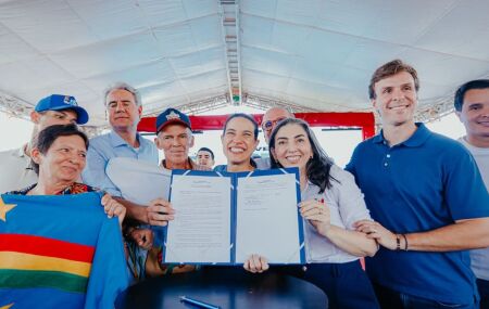 Raquel Lyra em Dormentes. 