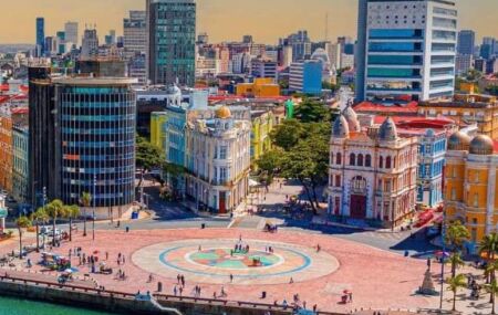 Vista do Marco Zero do Recife.