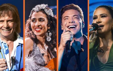 Roberto Carlos, Marisa Monte, Wesley Safad&atilde;o, Simone Mendes.