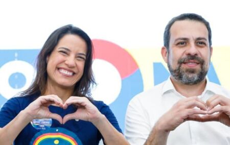 Governadora Raquel Lyra ao lado do Ministro Guilherme Boulos