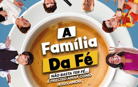 P&ocirc;ster oficial do filme: A Fam&iacute;lia da F&eacute;