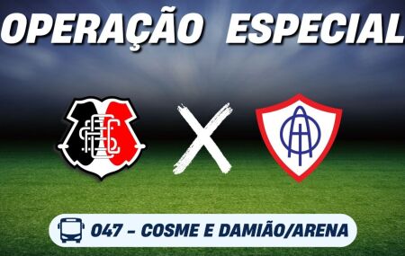 Santa Cruz x Dami&atilde;o opera&ccedil;&atilde;o especial &ocirc;nibus.