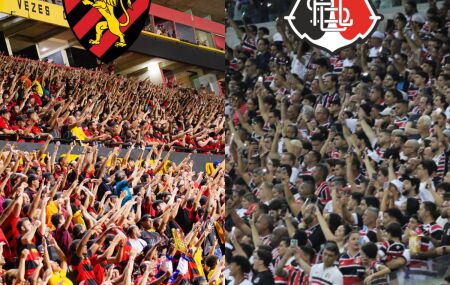 Sport e Santa Cruz esperam bons p&uacute;blicos em seus jogos do fim de semana.