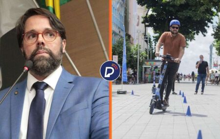 Vereador pede suspens&atilde;o do servi&ccedil;o de patinete el&eacute;trico no Recife.