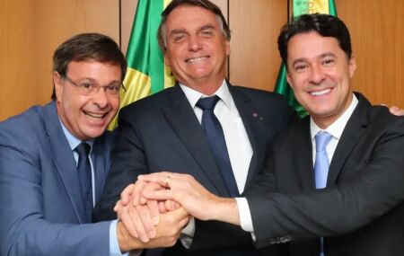 Gilson Machado, Bolsonaro e Anderson Ferreira 