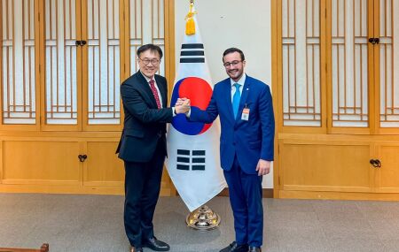 Lula da Fonte em agenda na Coreia do Sul