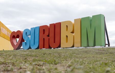 Letreiro da cidade de Surubim PE 