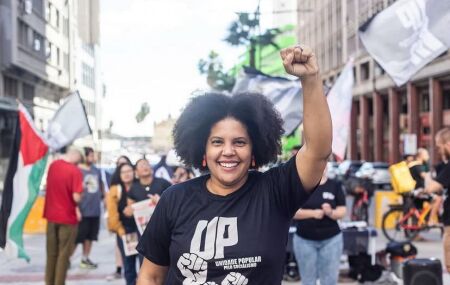 Samara Martins, pr&eacute;-candidata &agrave; presidente