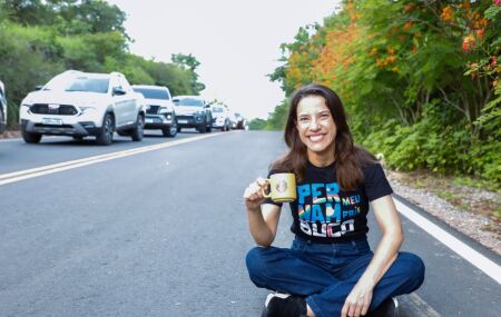 Governadora de Pernambuco, Raquel Lyra, em Taquaritinga do Norte Pernambuco 