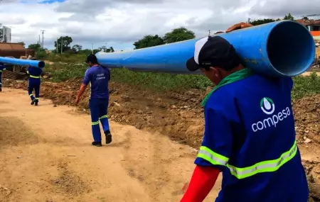Retomada de servi&ccedil;os de manuten&ccedil;&atilde;o da Compesa