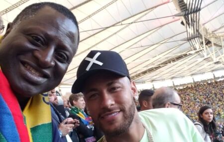 Deputado H&eacute;lio Lopes e Neymar.