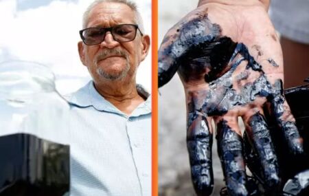 Agricultor Sidr&ocirc;nio Moreira, de 63 anos, ficou surpreso com descoberta.